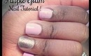 Purple Glam Nail Tutorial for Spring!
