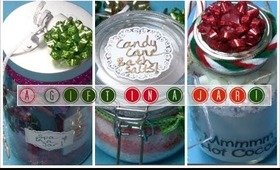 Holiday DIY: A Gift in a Jar! 3 Easy & Inexpensive Present Ideas for Friends & Family!