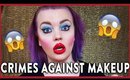 Crimes Against Makeup 'Tutorial' (Warning: Bad AF)