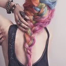 rainbow hair 