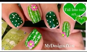 Fun Cactus Nail Art | Easy Summer Nails ♥ Летний Дизайн Ногтей-Кактус