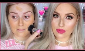 DRUGSTORE and AFFORDABLE Makeup Glam! 💘 Trying NEW Makeup