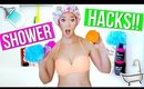 DIY Shower Life Hacks Everyone MUST Know!! Alisha Marie