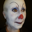 IT the clown makeup with baldcap