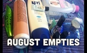 August Empties