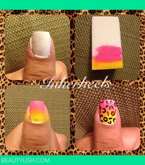 ombre leopard nails | Ana D.'s Photo | Beautylish
