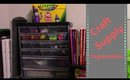 Craft Supply Organization | Homeschool Craft Supplies