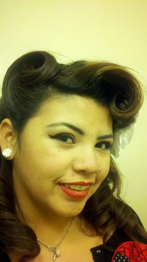 My usualy hair and makeup