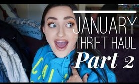 Thrift Haul to Resell on Poshmark and Ebay | January 2018 Part 2