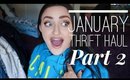 Thrift Haul to Resell on Poshmark and Ebay | January 2018 Part 2