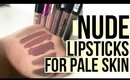current favorite nude lipsticks for pale skin - DRUGSTORE | heysabrinafaith