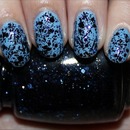 China Glaze Bling It On (layered over Nicole by OPI Stand by Your Manny)