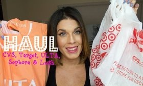 Beauty + Apparel Haul | Target, CVS, ULTA, Sephora & Lush