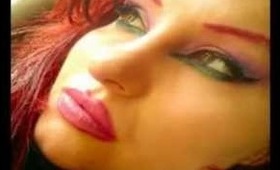 Pink n green alternative summer look