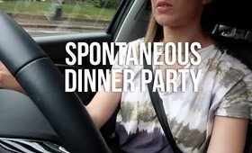 Spontaneous Dinner Party | Lily Pebbles Vlog