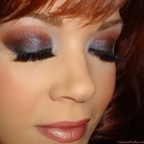 Indigo and Maroon with Glamour Doll Shadows  
