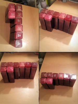 New lippies added to the collection.. =) 

The Colors are listed below