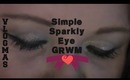 Vlogmas 16 - Neutral sparkly eye - GRWM