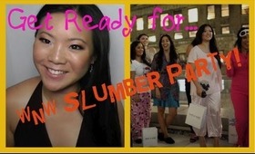 Neutral Glam Look- Slumber Party Get Ready With Me!