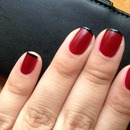 Matte Red & Black French 