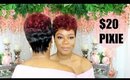 Short Human Hair Pixie Wig | $20 Ombre