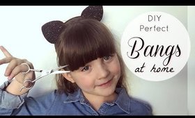 HOW I CUT MY DAUGHTERS BANGS ♡ plus her fav hairstyle!