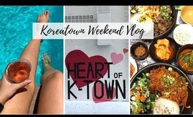 KOREATOWN LA VLOG 2017 🇰🇷 🚍 Megabus, Eating Through Koreatown, The LINE Hotel, Yoga, Karaoke