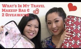 What's In Our Travel Makeup Bag w/ Perfect Beauty & 2 Giveaways!!!