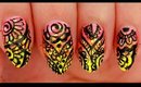 Henna inspired nail art