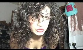 Curly hair routine