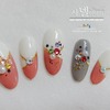 Korean stone nail art