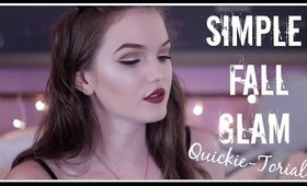 Quickie-Torial : Simple Fall Glam