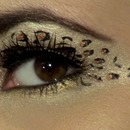 Leopard print Eye make-up