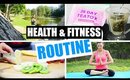 Health & Fitness Routine - Healthy Vegan Diet - Skinnymint Tea Detox