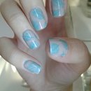 Feather nail art