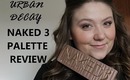 Urban Decay Naked 3 Palette Review | NickysBeautyQuest