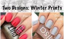 Two Designs: Plaid and Cable Knit Nail Art