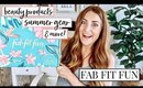 BEAUTY ITEMS, LIFESTYLE PRODUCTS & MORE! FAB FIT FUN SUMMER BOX | Kendra Atkins