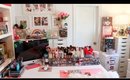 Girly GLAM Room Reveal + Spring Cleaning + Organizing Tips