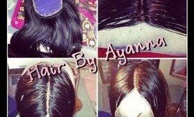 Queen Virgin Remy Lace Closure Review&Demo
