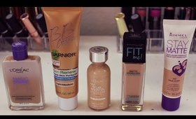 Top 5 Fave Foundations | Drugstore