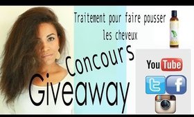 ♥  Giveaway International  ♥  Concours  ♥ Traitement pour faire pousser les cheveux