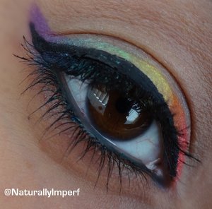 Learn how you could get the look http://sensitiveepidermis.blogspot.co.uk/2014/04/rainbow-eyeliner.html