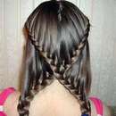 French braid ponytails!