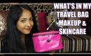 TRAVEL ESSENTIALS: MAKEUP & SKINCARE | What's in my Travel Bag | Stacey Castanha