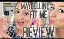 MAYBELLINE FIT ME DEWY + SMOOTH | REVIEW