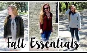 Fall Essentials 2016