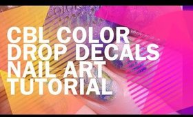 Color Drop DIY Marbled Nail Polish Decals- Nail Art Tutorial