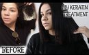 KERATIN HAIR TREATMENT EXPERIENCE (natural hair) | Adozie