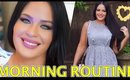 FULL BEAUTY & MAKEUP MORNING ROUTINE + OOTD GUCCI TIFFANY & MORE!!